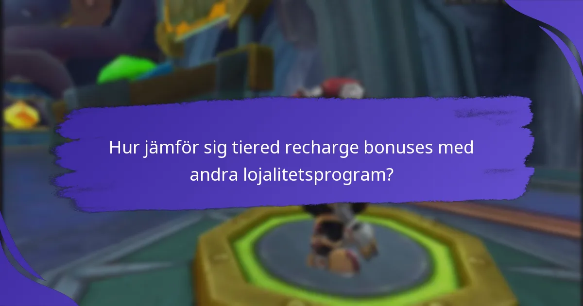 Vilka strategier maximerar tiered recharge bonuses?
