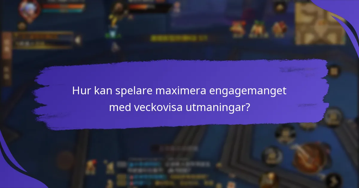 Vilka pågående utmaningar måste spelare slutföra för att tjäna priser?