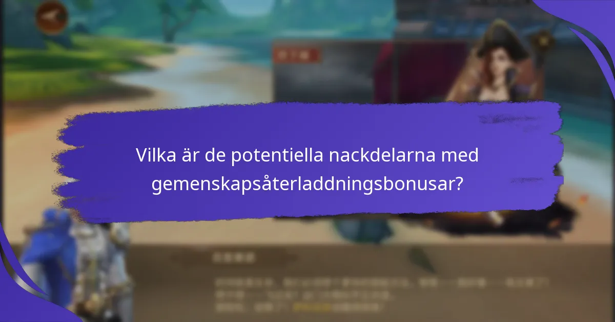 Vilka gemenskapsåterladdningsbonusprogram är mest effektiva?