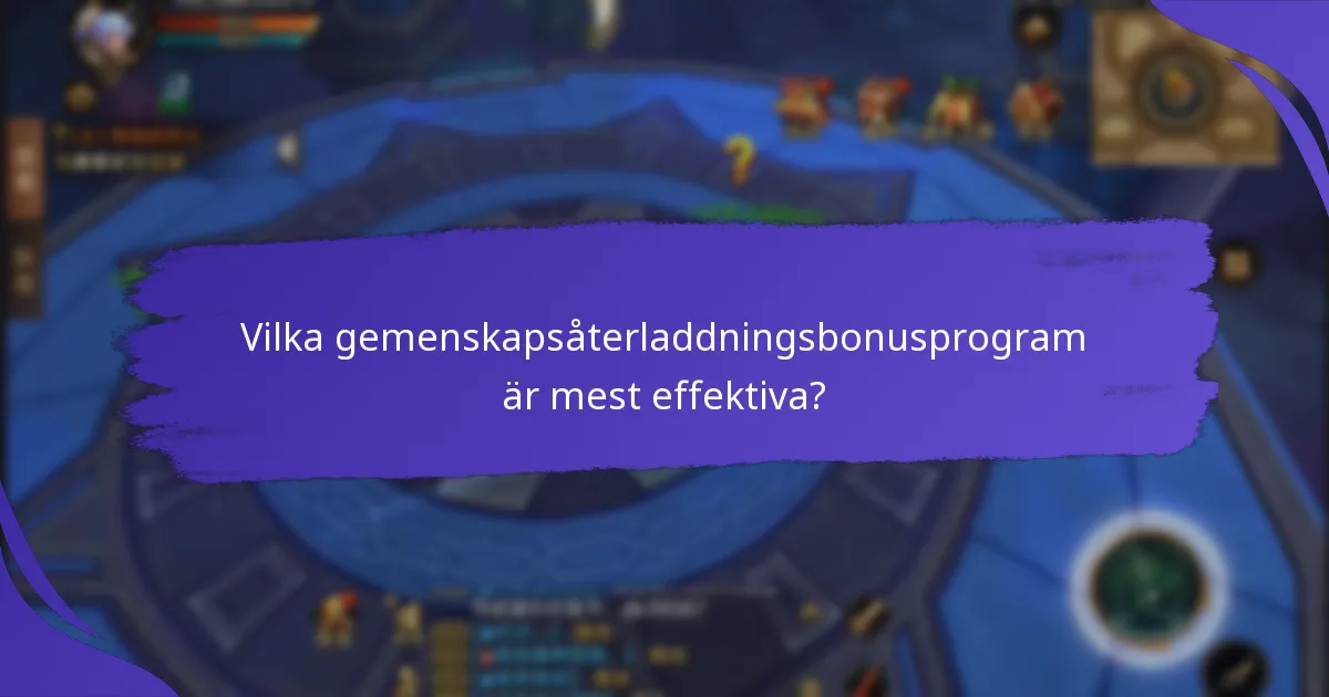 Vilka är de potentiella nackdelarna med gemenskapsåterladdningsbonusar?