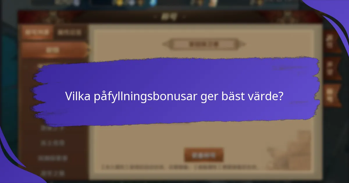Vilka risker är förknippade med exklusiva påfyllningsbonusar?